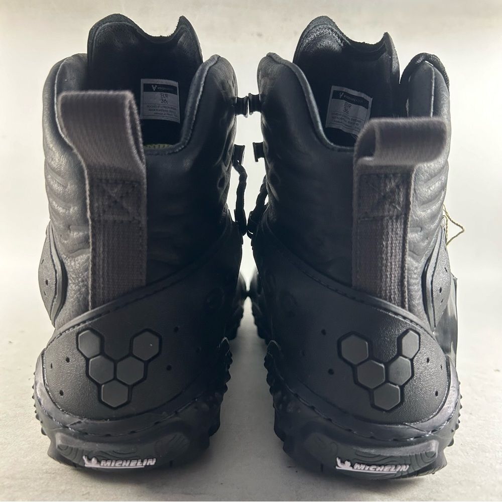 Vivo Barefoot Black Combat Moto Boots - Picture 4 of 10